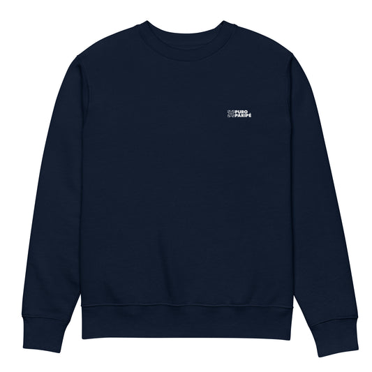 Sudadera premium orgánica logo pecho pequeño - Unisex