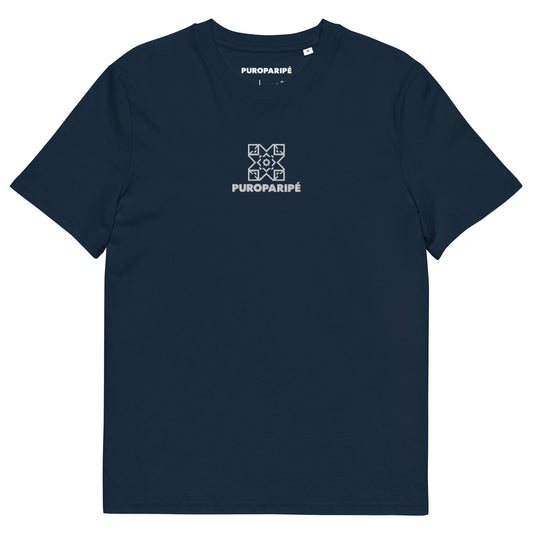 Camiseta logo centro bordado grande orgánica - Unisex